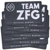 "Team ZFG" Official Member Cards