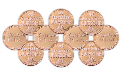 "You're Kind" of AWESOME Coin 10-Pack